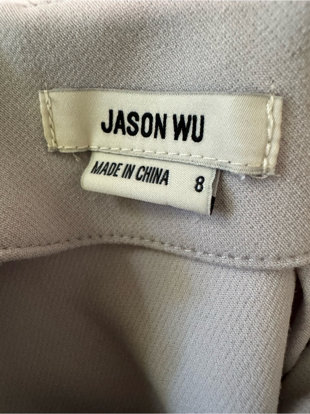 Jason Wu Light Gray Wide Leg Size 8 - Picture 3 of 7